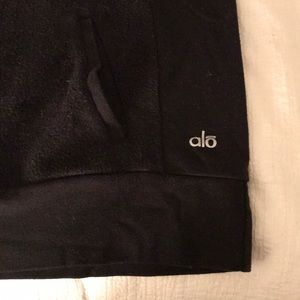 Black alo yoga cowl neck sweatshirt